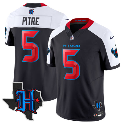 Men's Houston Texans 2025 Texas Patch Vapor Limited Jersey - All Stitched