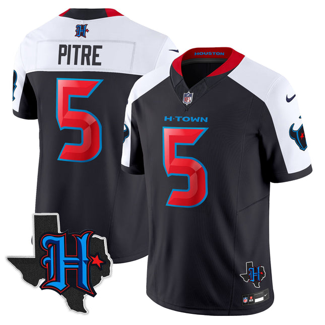 Men's Houston Texans 2025 Texas Patch Vapor Limited Jersey - All Stitched