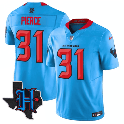 Men's Houston Texans 2025 Texas Patch Vapor Limited Jersey - All Stitched