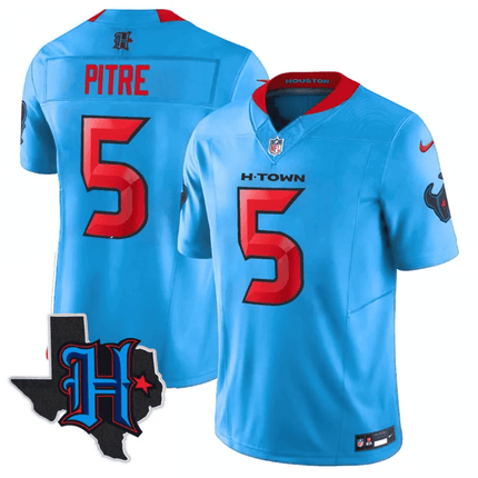 Men's Houston Texans 2025 Texas Patch Vapor Limited Jersey - All Stitched