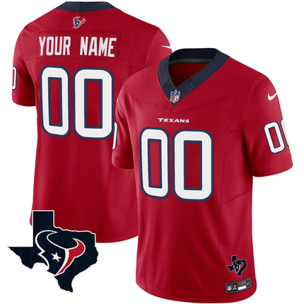 Houston Texans Vapor Limited Custom Jersey - All Stitched