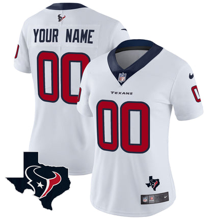 Houston Texans Vapor Limited Custom Jersey - All Stitched