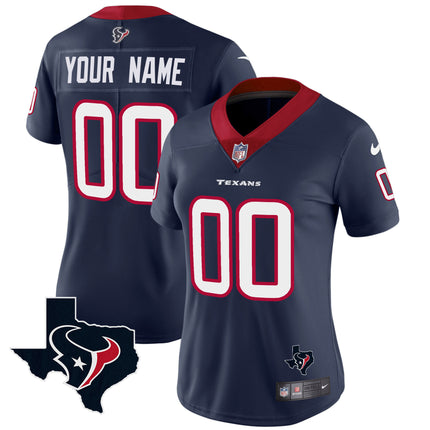 Houston Texans Vapor Limited Custom Jersey - All Stitched