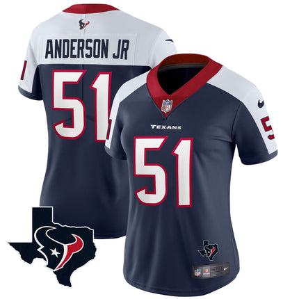 Women's Houston Texans Vapor Limited Jersey - All Stitched