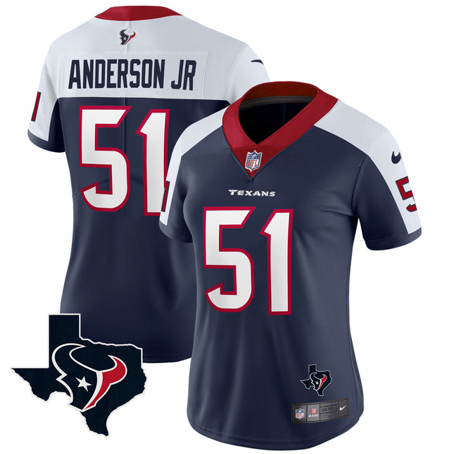 Women's Houston Texans Vapor Limited Jersey - All Stitched