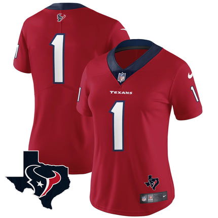 Women's Houston Texans Vapor Limited Jersey - All Stitched