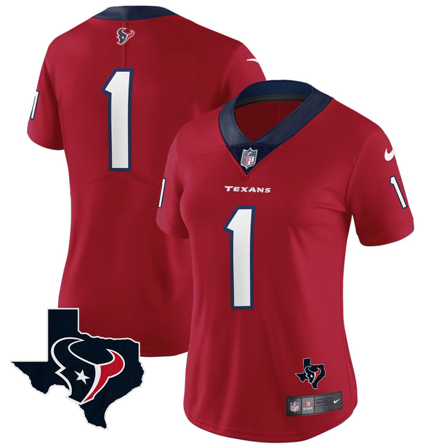 Women's Houston Texans Vapor Limited Jersey - All Stitched