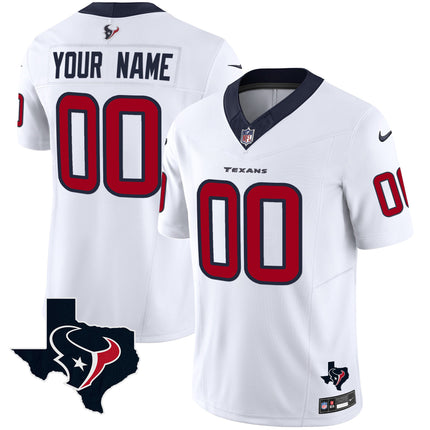 Houston Texans Vapor Limited Custom V8 Jersey - All Stitched