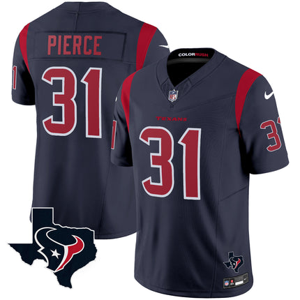 Men's Houston Texans Color Rush Legend Vapor Jersey V2 - All Stitched