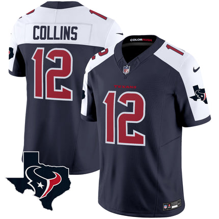 Men's Houston Texans Color Rush Legend Vapor Jersey V2 - All Stitched