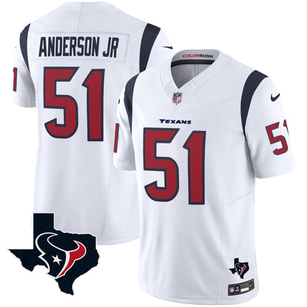 Men's Houston Texans Color Rush Legend Vapor Jersey V2 - All Stitched