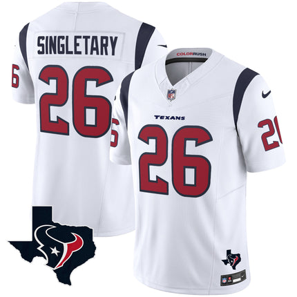 Men's Houston Texans Color Rush Legend Vapor Jersey V2 - All Stitched
