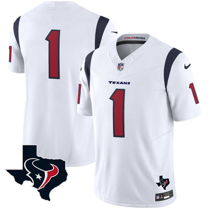Men's Houston Texans Color Rush Legend Vapor Jersey V2 - All Stitched