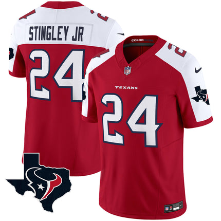 Men's Houston Texans Color Rush Legend Vapor Jersey V2 - All Stitched
