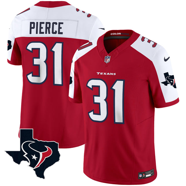 Men's Houston Texans Color Rush Legend Vapor Jersey V2 - All Stitched