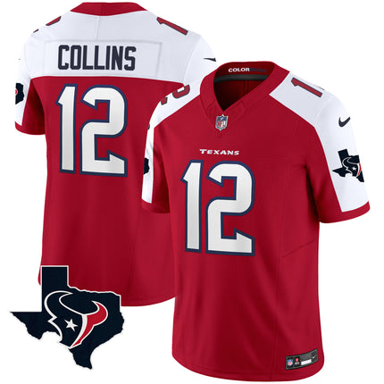 Men's Houston Texans Color Rush Legend Vapor Jersey V2 - All Stitched