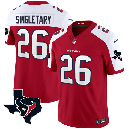 Men's Houston Texans Color Rush Legend Vapor Jersey V2 - All Stitched