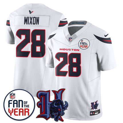 Women's Houston Texans "Fan Of The Year" Jersey - All Stitched