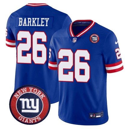 Men's Giants Logo Patch Limited Jersey - All Stitched
