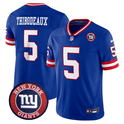 Men's Giants Logo Patch Limited Jersey - All Stitched