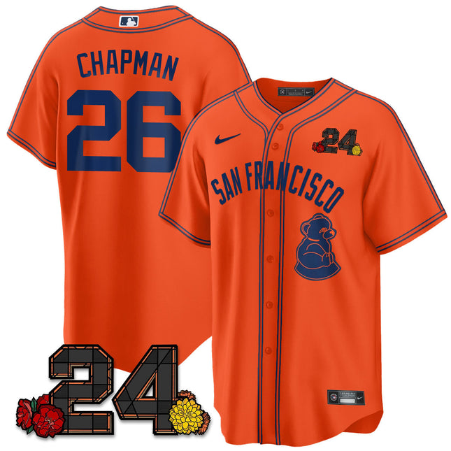 Women's San Francisco Giants 2024 Vapor Premier Limited Jersey - Willie Mays Patch