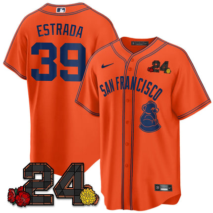Women's San Francisco Giants 2024 Vapor Premier Limited Jersey - Willie Mays Patch