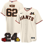 Logan Webb - 62 / Cream Home / S