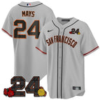 Willie Mays - 24 / Gray / S