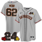 Logan Webb - 62 / Gray / S