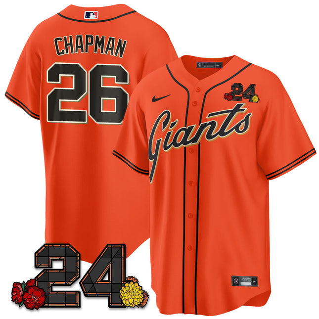 Women's San Francisco Giants 2024 Vapor Premier Limited Jersey - Willie Mays Patch