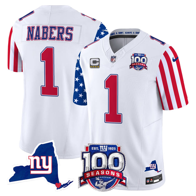 Men's New York Giants American Style Vapor Limited Jersey - All Stitched