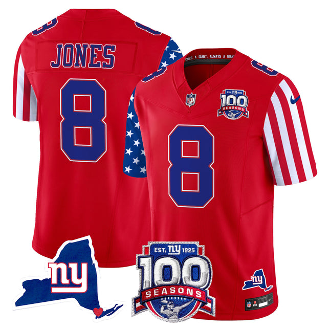 Men's New York Giants American Style Vapor Limited Jersey - All Stitched