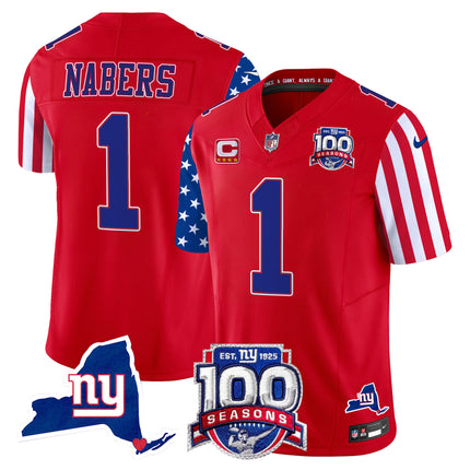 Men's New York Giants American Style Vapor Limited Jersey - All Stitched