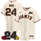 Willie Mays - 24 / Cream Home / S