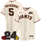 Mike Yastrzemski - 5 / Cream Home / S