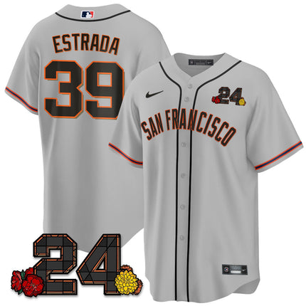 Men's San Francisco Giants 2024 Vapor Premier Limited Jersey - Willie Mays Patch