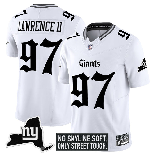 Men's New York Giants 'Gothic Gotham Edition' Vapor Limited Jersey - All Stitched