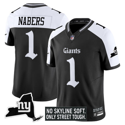 Men's New York Giants 'Gothic Gotham Edition' Vapor Limited Jersey - All Stitched