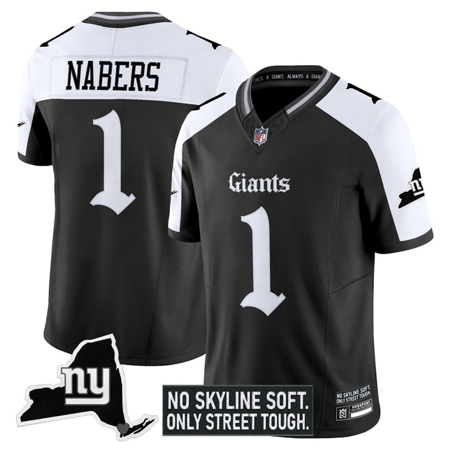 Men's New York Giants 'Gothic Gotham Edition' Vapor Limited Jersey - All Stitched