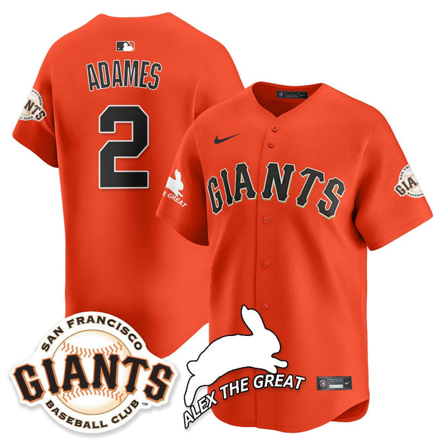 Custom San Francisco Giants "Alex the Great" Rabbit Memories 2025 Jersey - All Stitched