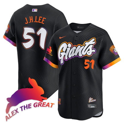Women's San Francisco Giants "Alex the Great" Rabbit Memories 2025 Jersey - All Stitched