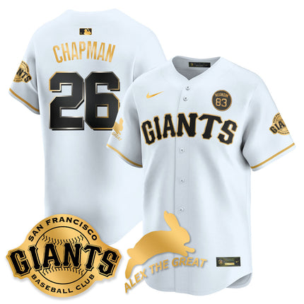 Women's San Francisco Giants "Alex the Great" Rabbit Memories 2025 Jersey - All Stitched