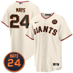 Willie Mays - 24 / Cream Home / S