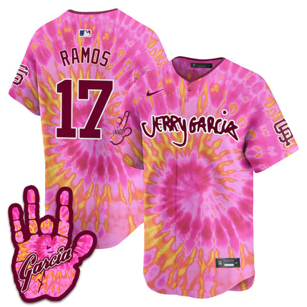 Men's Giants Jerry Garcia 2024 Limited Jersey V2