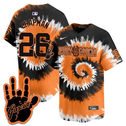 Men's Giants Jerry Garcia 2024 Limited Jersey V1
