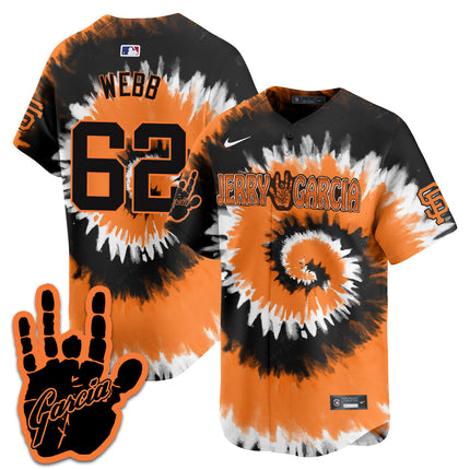 Men's Giants Jerry Garcia 2024 Limited Jersey V1