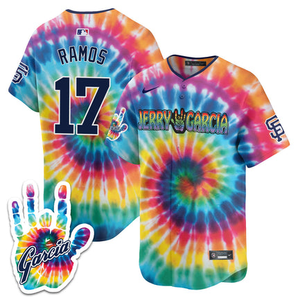 Men's Giants Jerry Garcia 2024 Limited Jersey V1