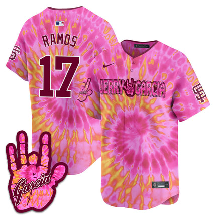 Men's Giants Jerry Garcia 2024 Limited Jersey V1