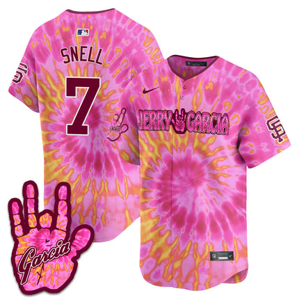 Men's Giants Jerry Garcia 2024 Limited Jersey V1