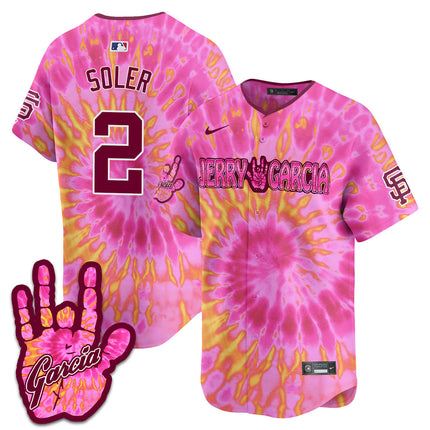 Men's Giants Jerry Garcia 2024 Limited Jersey V1
